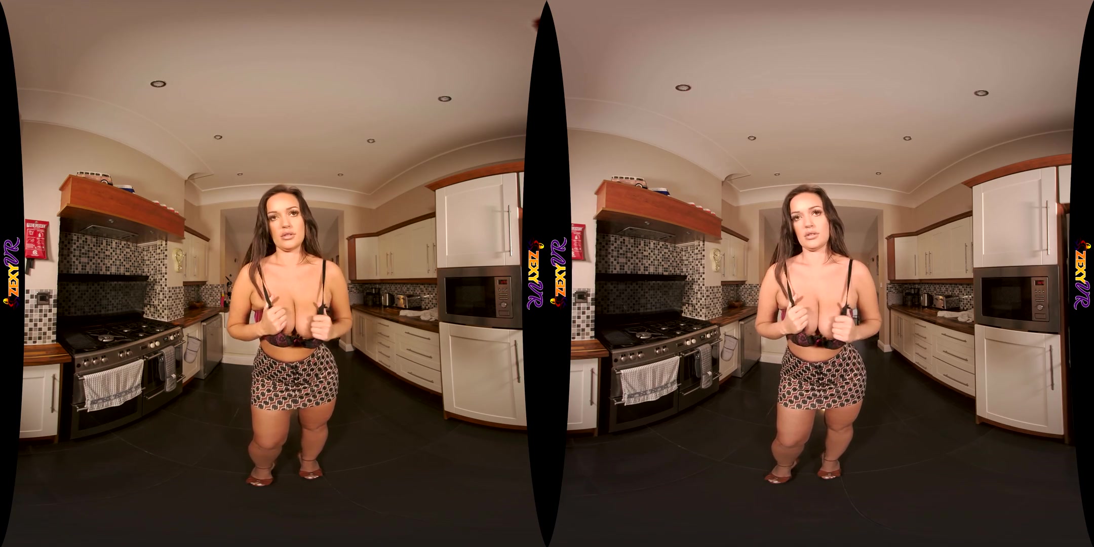 The Full English - Striptease Big Ass Big Tits - SexLikeReal