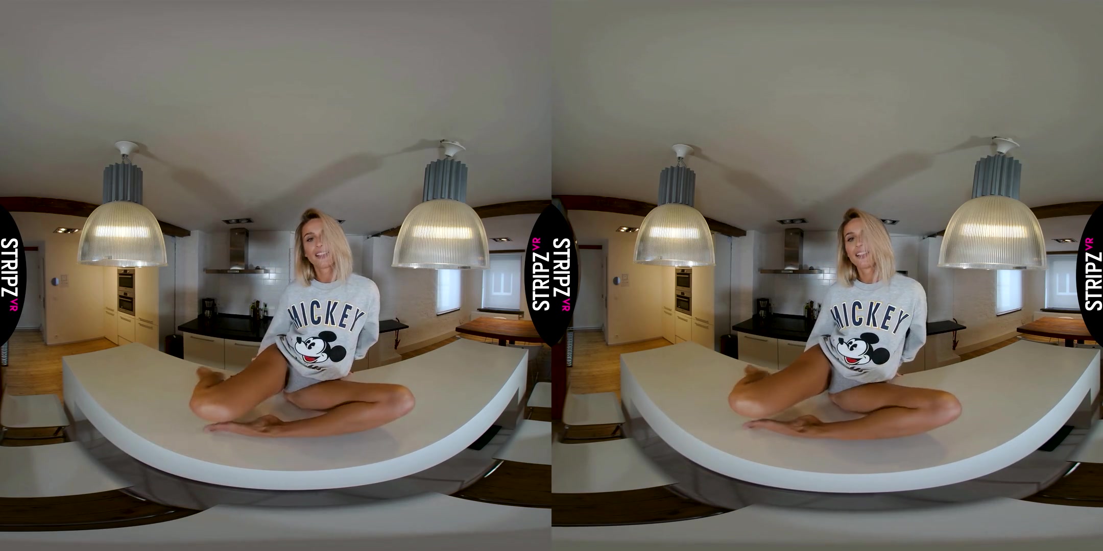 Tantalize - Fit Blonde Solo Model Striptease - SexLikeReal