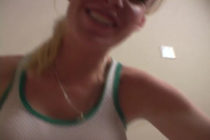 Showing my perfect assets during a hot workout