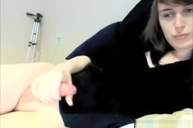 brunette hair Jerks yummy gigantic weenie On web camera