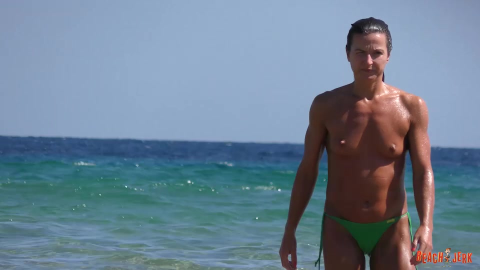 Green thong - BeachJerk