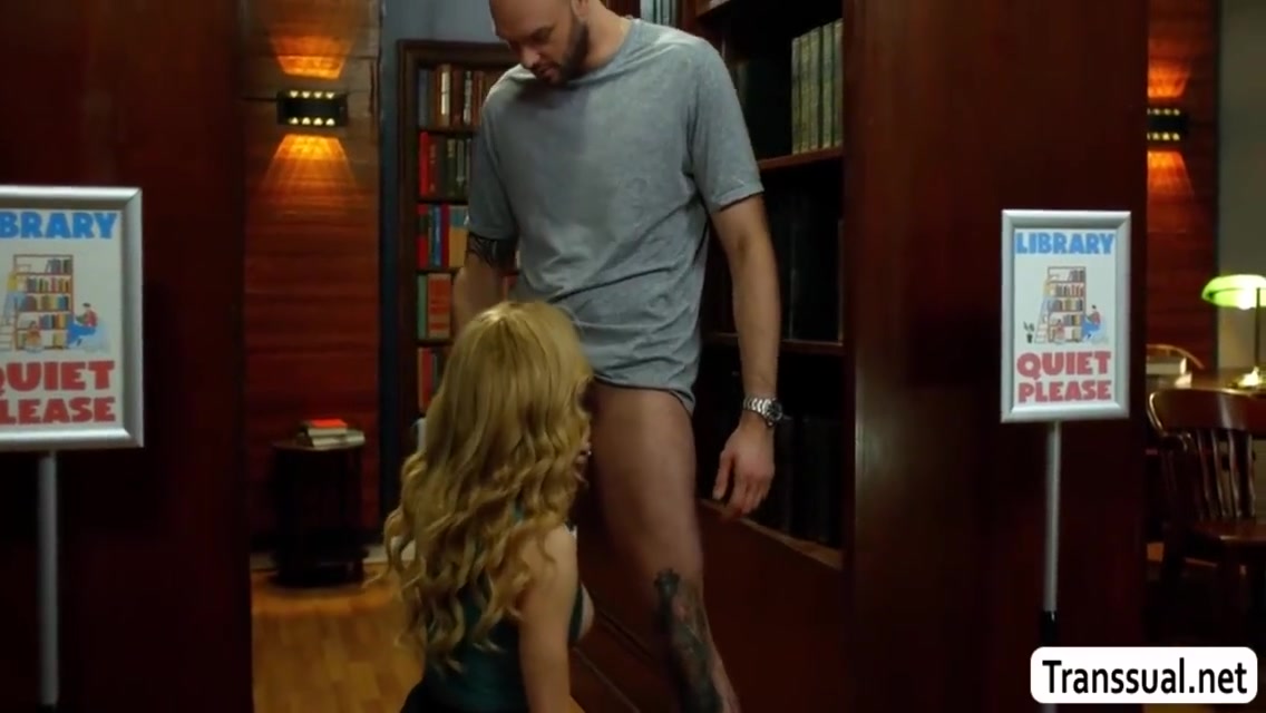 Big Ts Librarian Attracted By Big Cock In Library