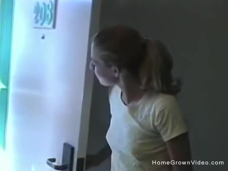 Petite blonde pays the bills with her tight holes