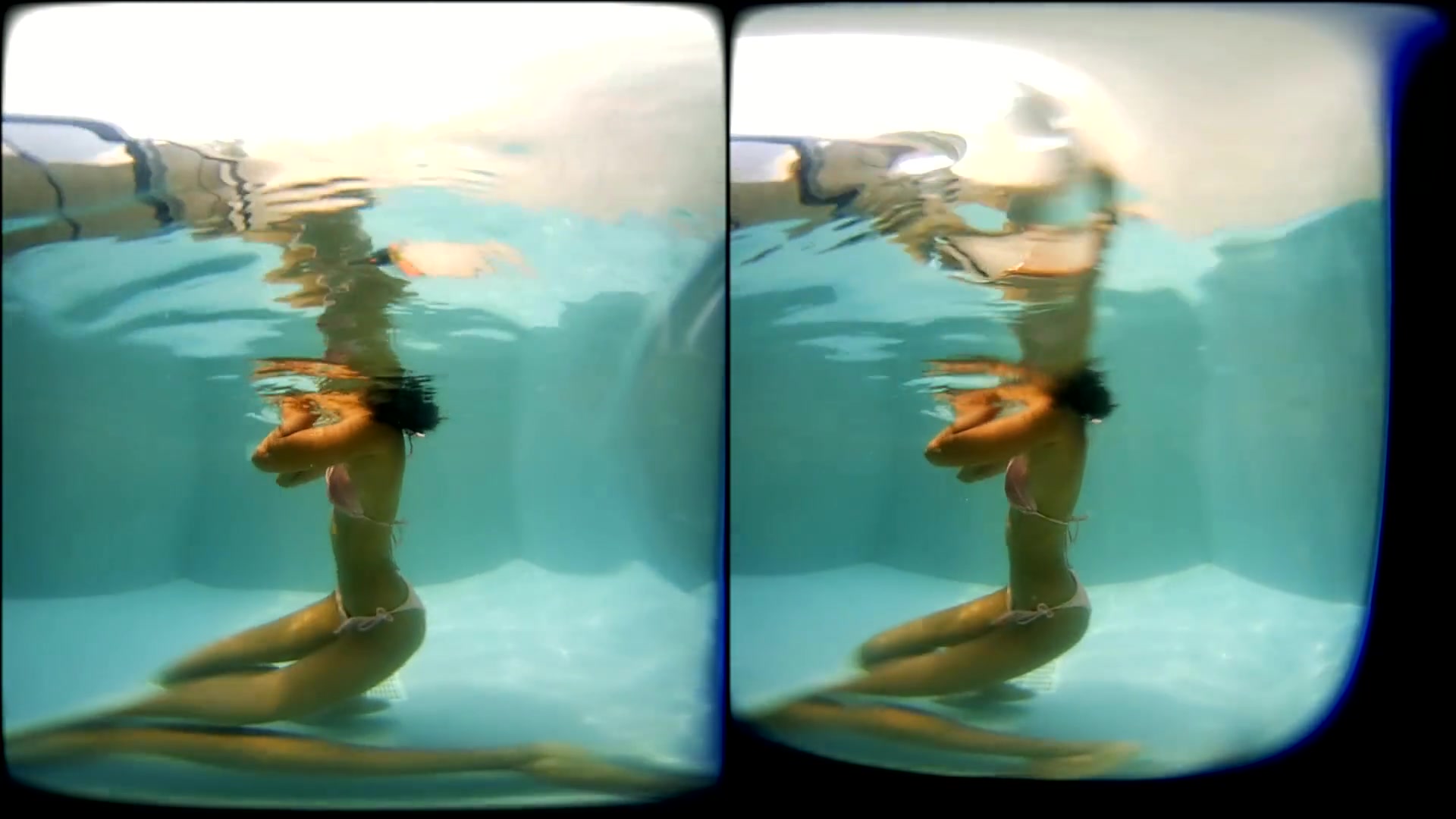 Compilation - 2 Bikini Girls Underwater - VRpussyVision