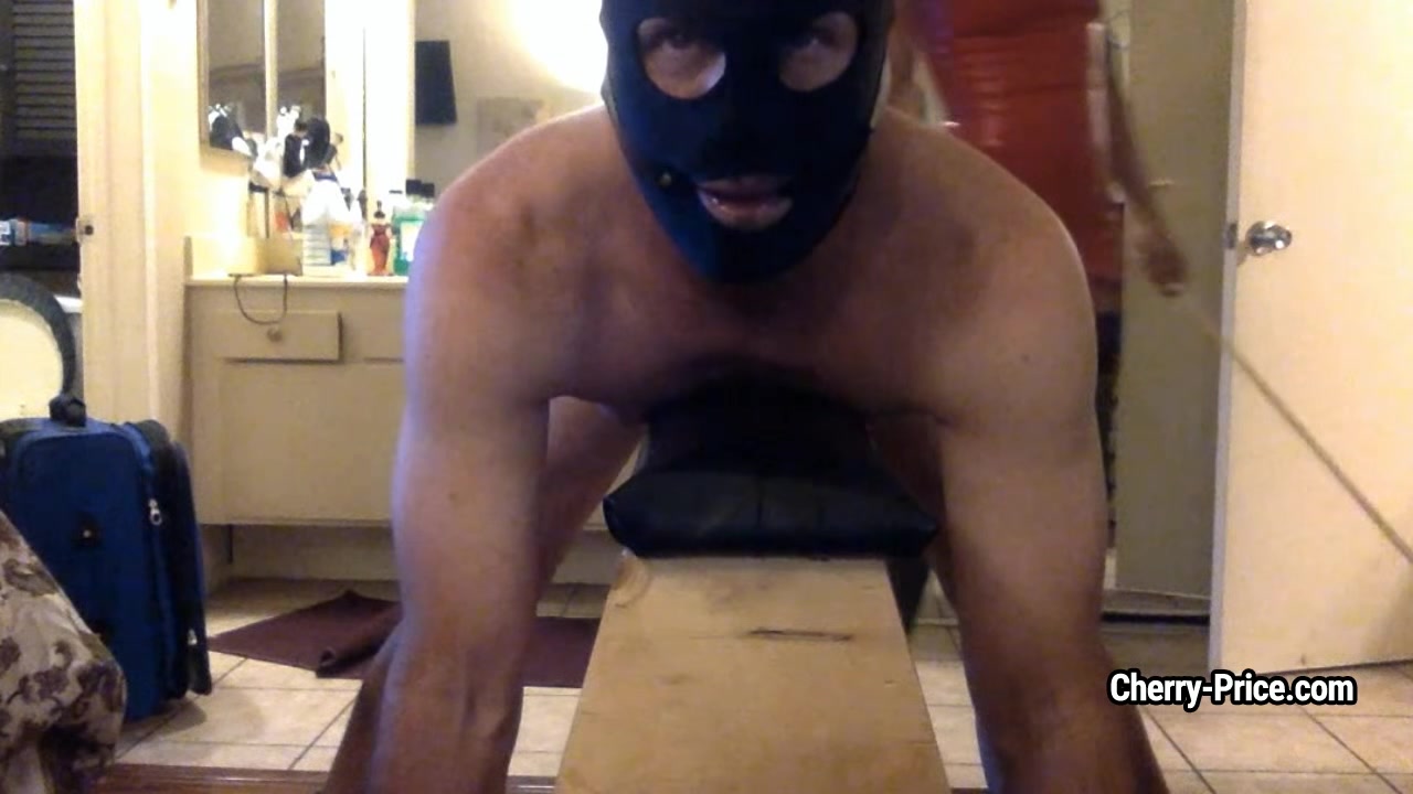 CherryPrice - Sensual Dom In Latex Caning/ Strapping Slave