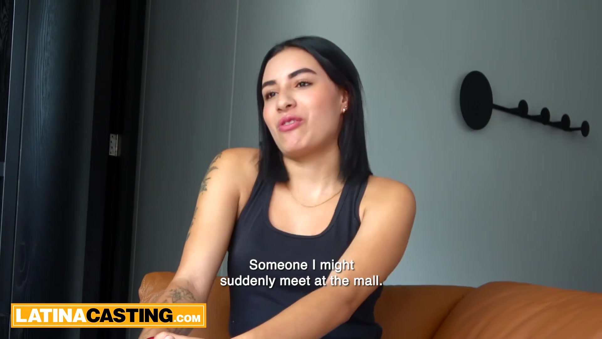 Latina Casting - Tattooed Beauty Uses Her Hot Teen Body To Get Ahead