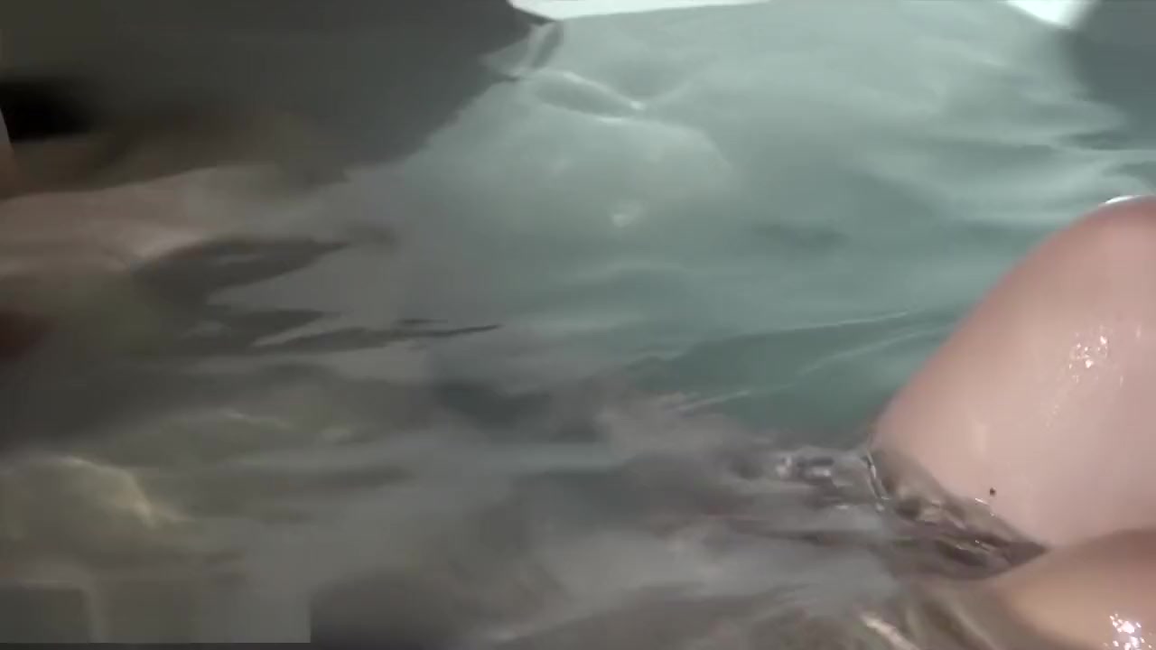 Cute asian: hot-tub tease machine