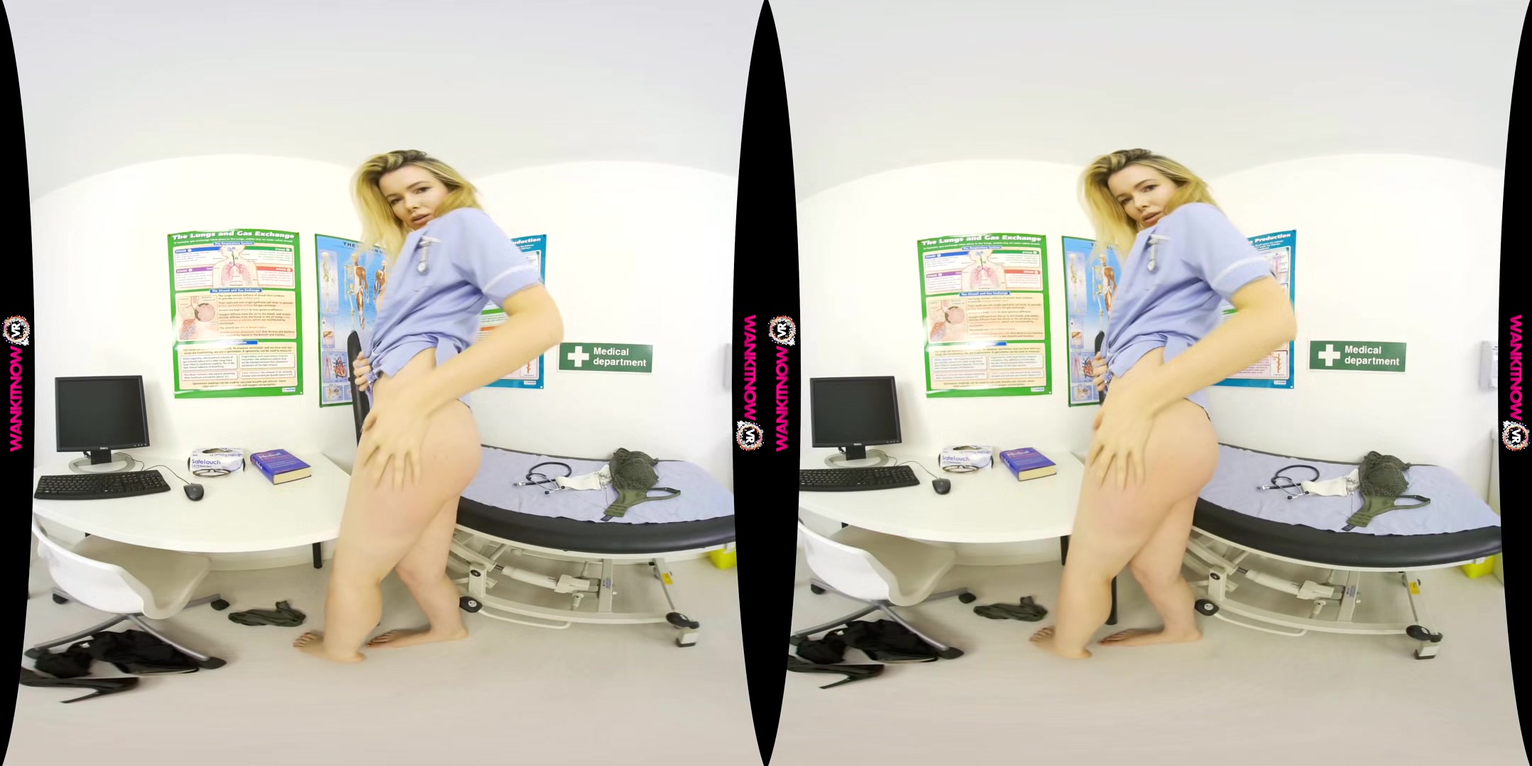Wank Remedy - Blonde Babe Strips - Wankitnowvr - Sexlikereal