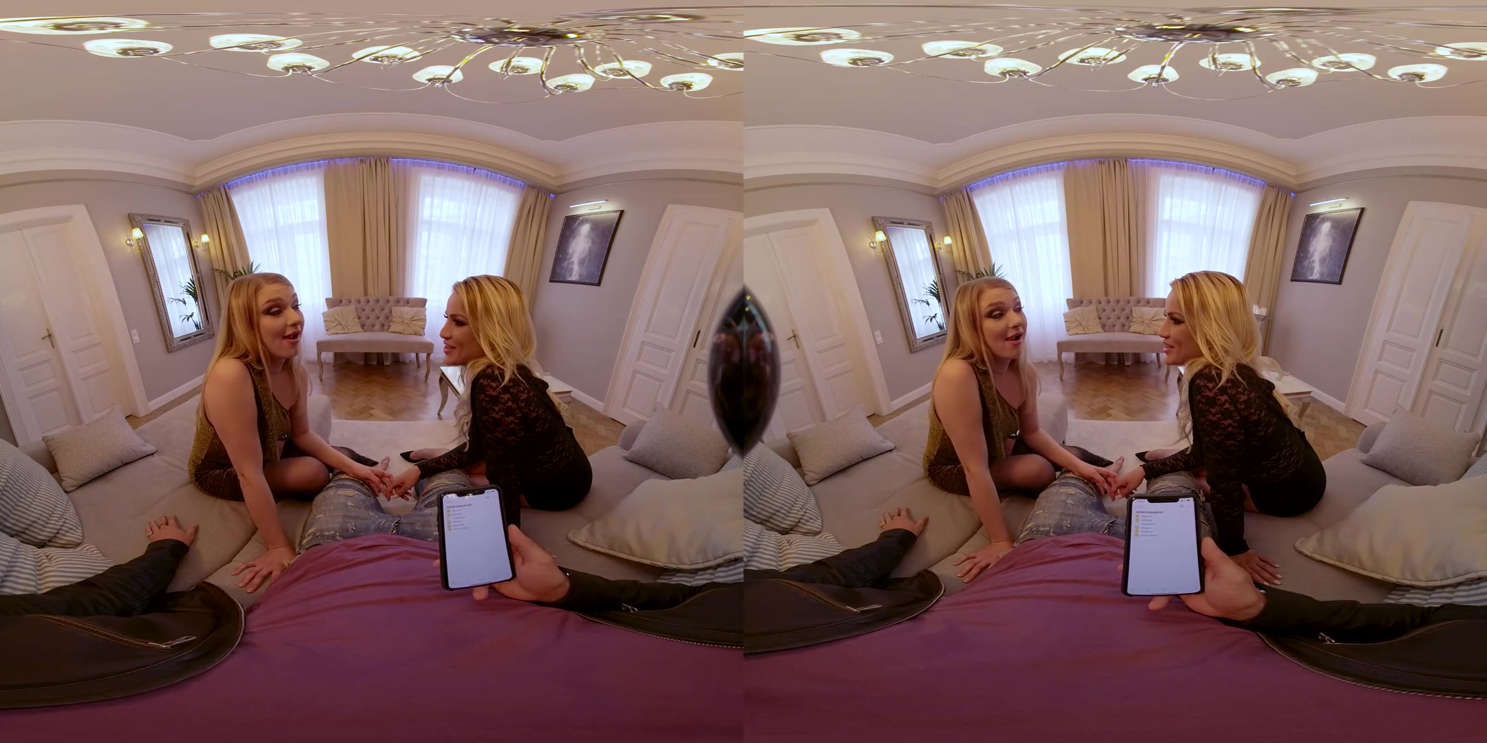 His New Year' Resolutions - Blonde Bombshell MFF Threesome POV