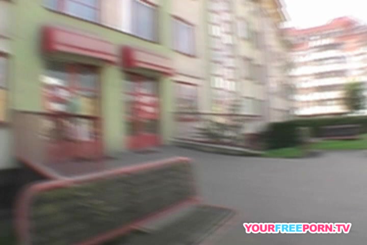 Horny stranger with nice ass getting fucked at the abandoned workyard