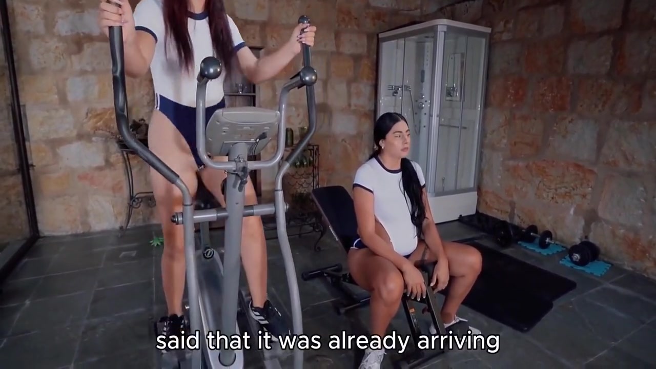 Dirty Threesome At The Gym: Two Horny Sluts Fuck The Trainer