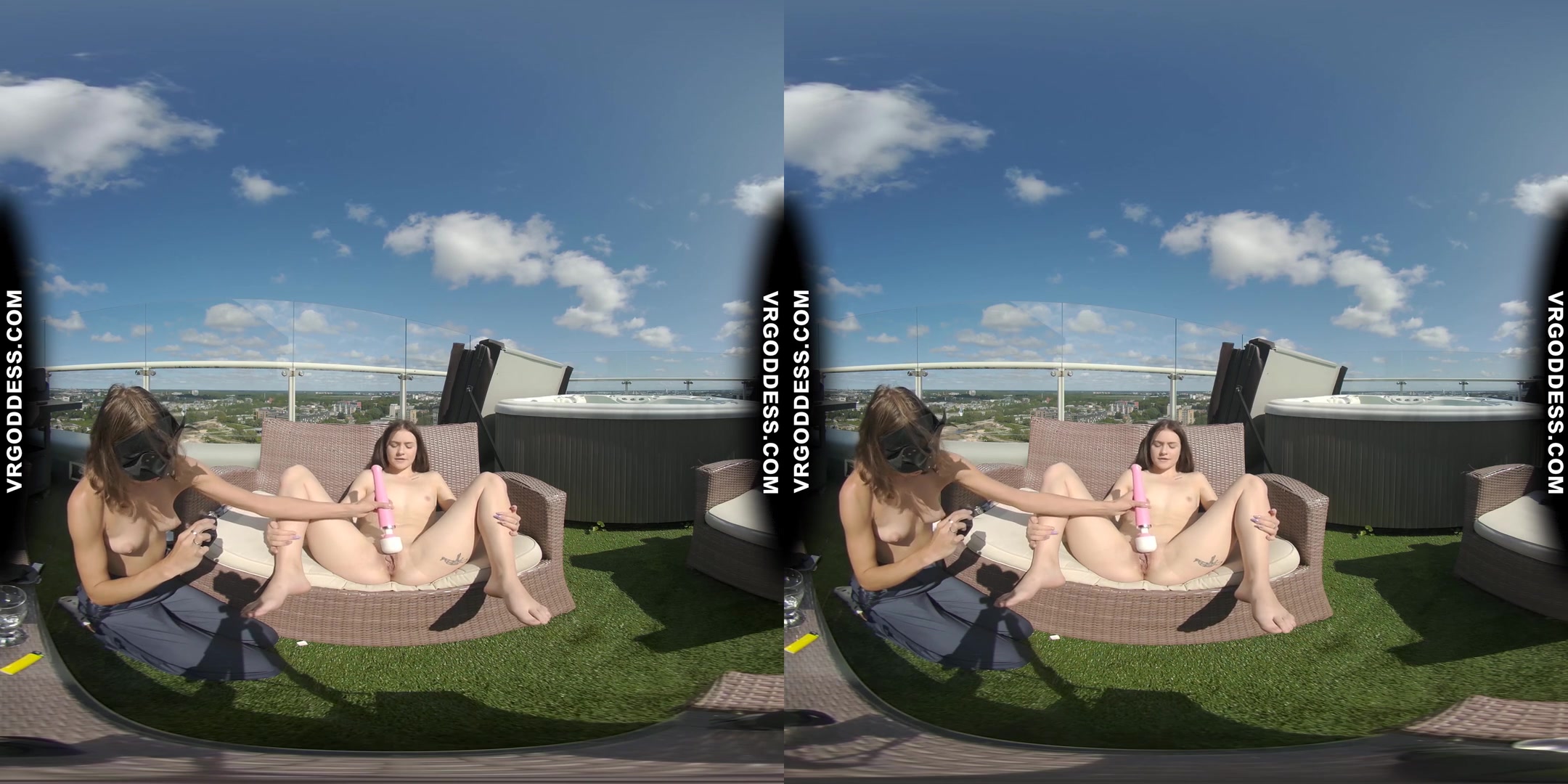 Lesbian Fun In The Sun Young Matty Smoking Dirty Female Director Miss Pussycat Worships Her Pussy