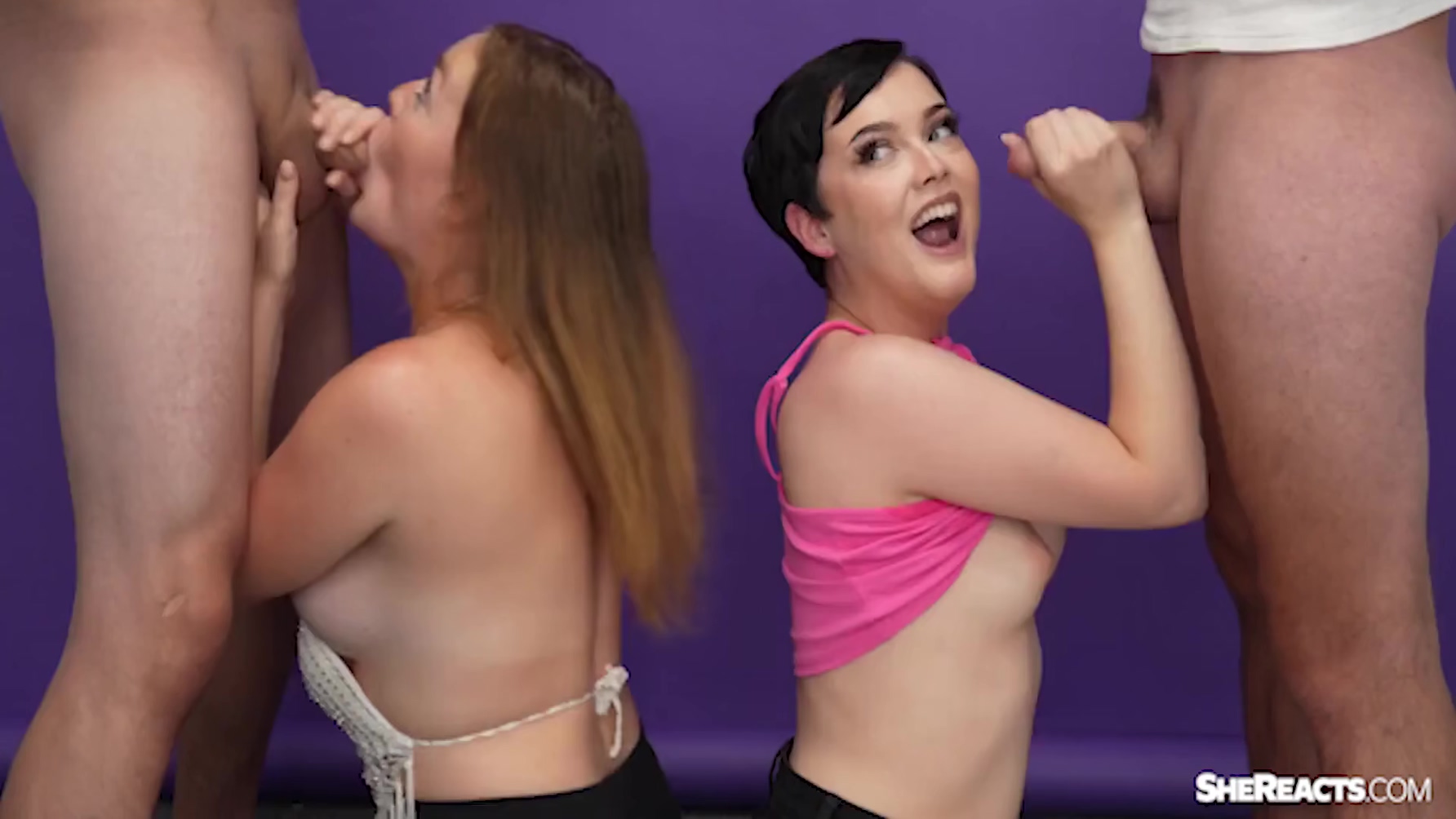 Samantha Reigns And Jade Valentine - Blowjob Challenge Showdown