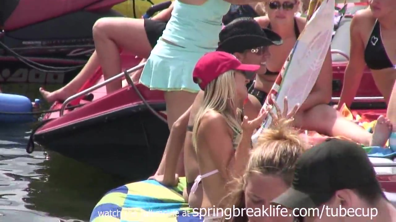 SpringBreakLife Video: Girls Flashing At The Lake