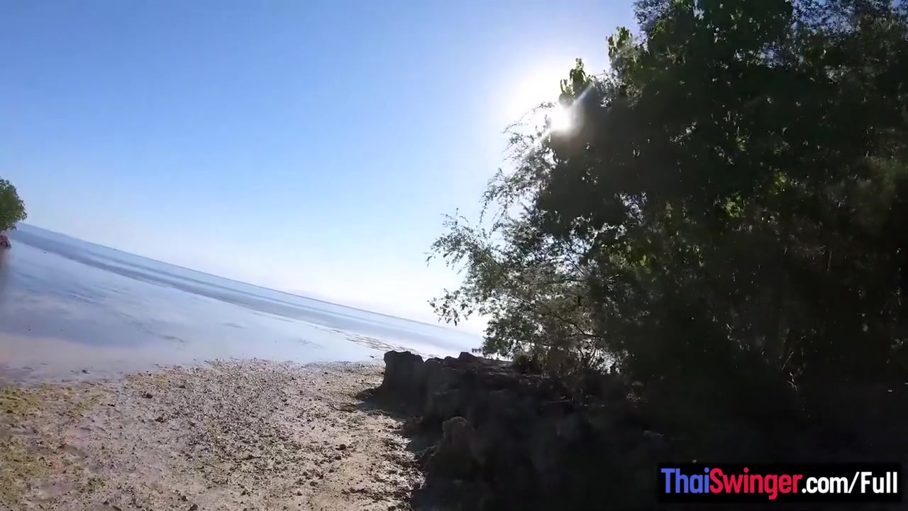 Amateur Thai Girlfriend Sex On The Beach Somewhere In The Philippines