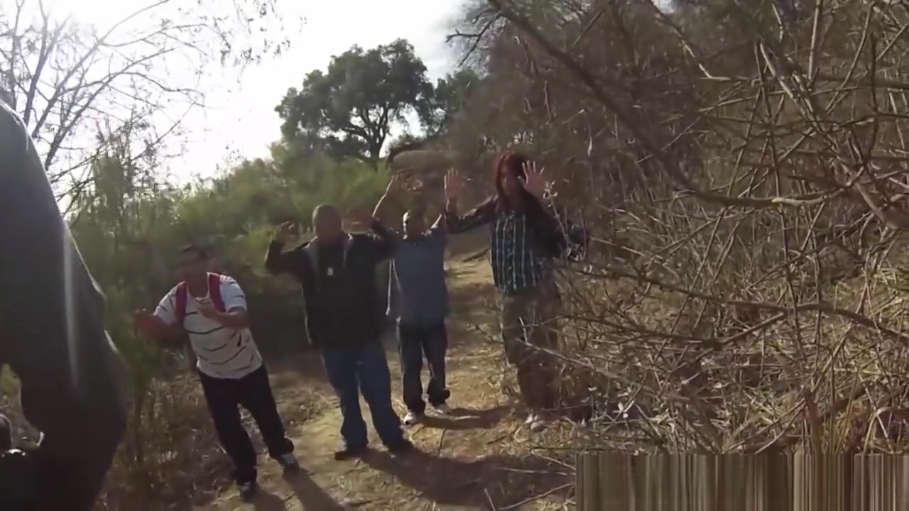Latina Redhead Fucks Officer To Cross Border