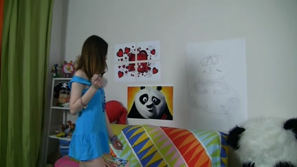 drilled by a youthful artist with his fresh toy
