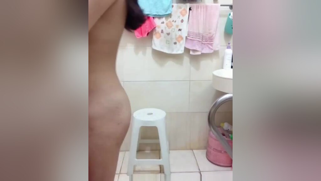 Solo Asian Girl In A Shower