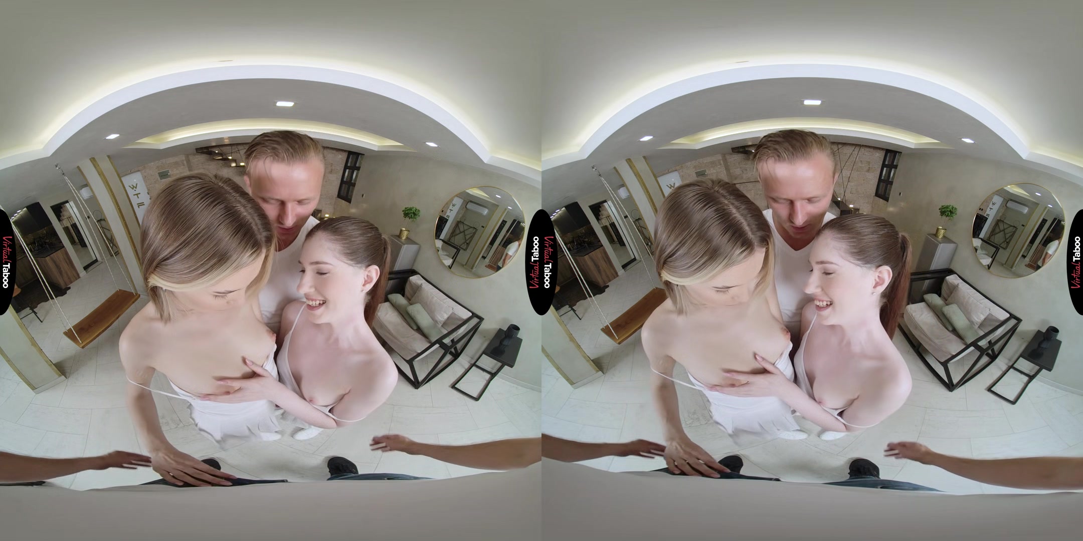 Hot Pearl, Milka Way VR Porn: Stepsister Swappers - VirtualTaboo