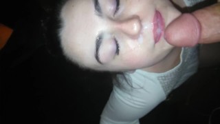 Cumshot facial