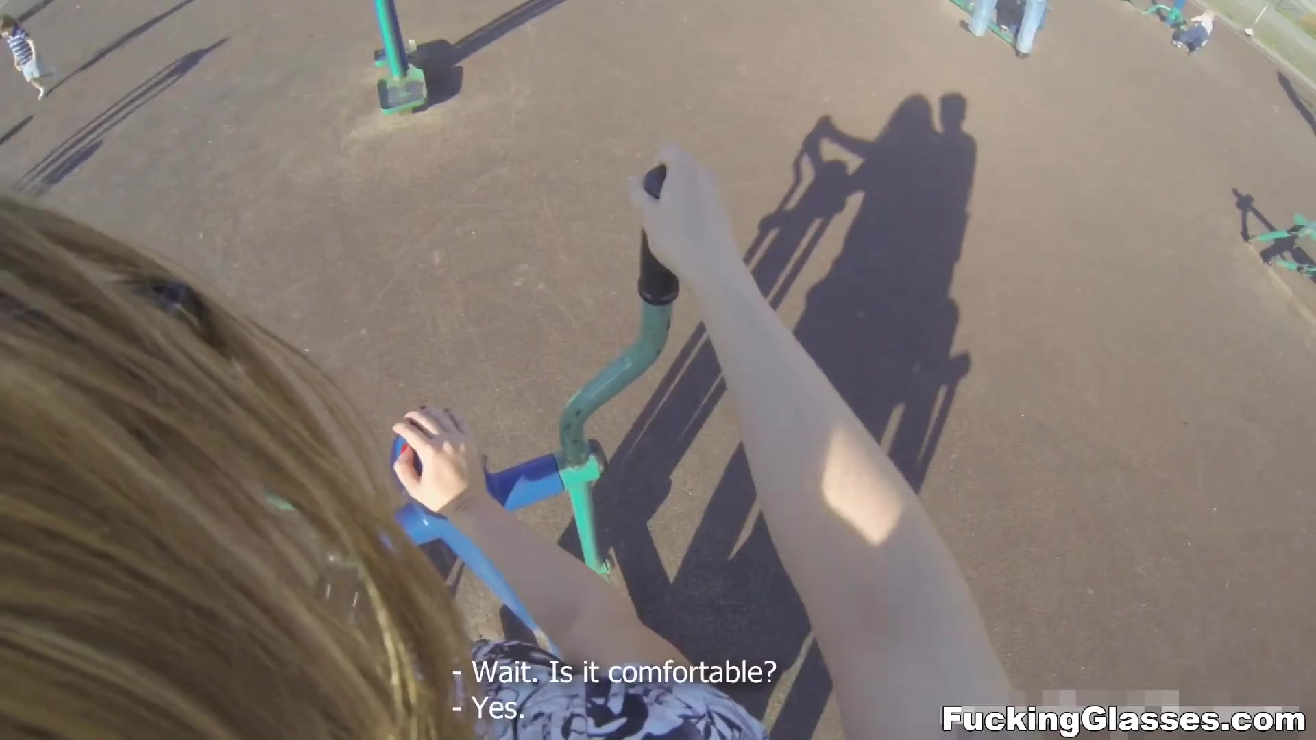 Fucking Glasses - Teresa - Fucking practice in a gym