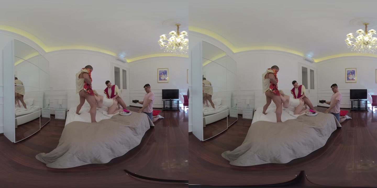 Trick or Anal Creampie Threesome Treat for Busty MILF Sandra Sweet - Part I - PornoDanVR