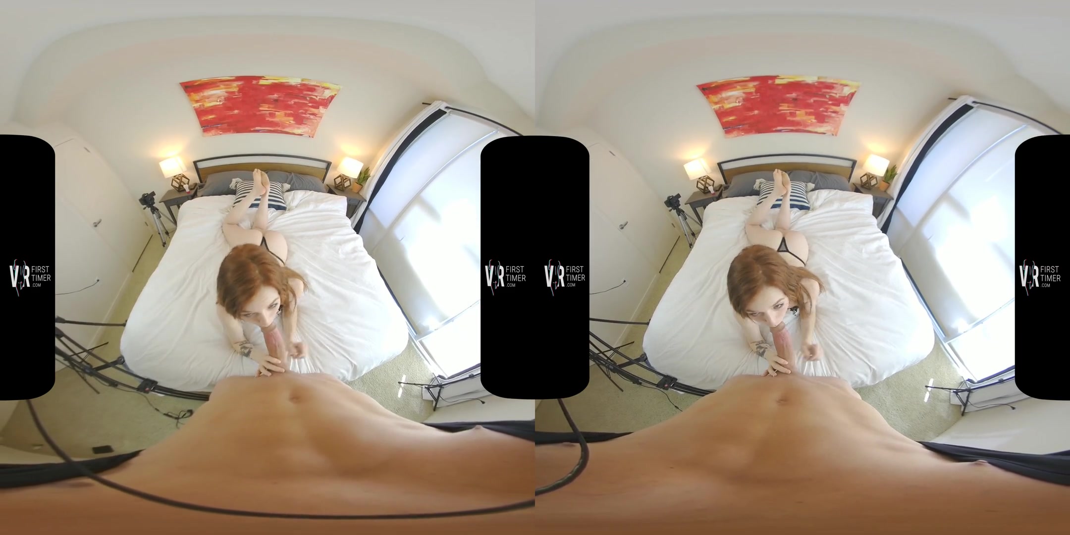 Madi Collins First Time VR Scene