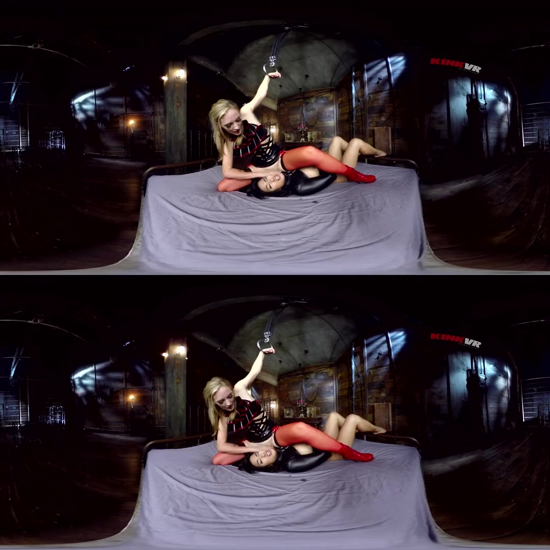 Mia Li & Mona Wales in Mona Wales Trains Her Kinky Lesbian Pet - KinkVR