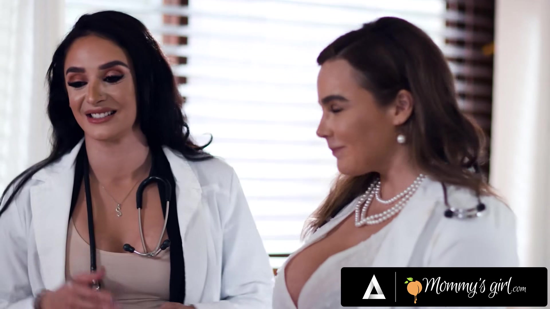 Step mommy'S GIRL - Stacked MILFs Natasha Nice And Sheena Ryder Play Naughty Doctors With Stepdaughter