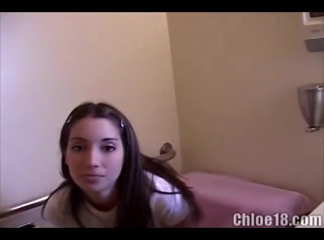 chloe 18 masterbating solo on comfort room