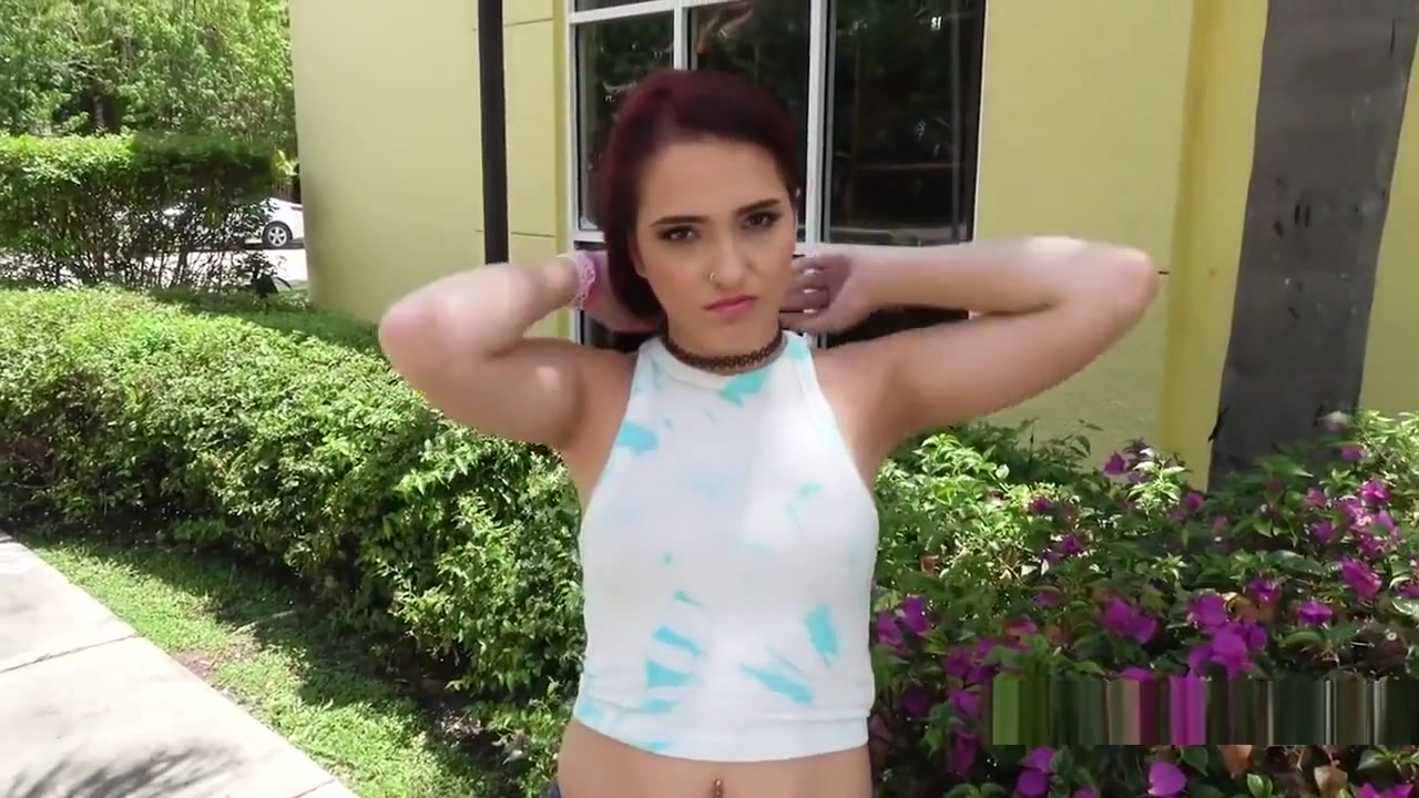 Redhead teen 18+ Interviewed And Fucked In Public