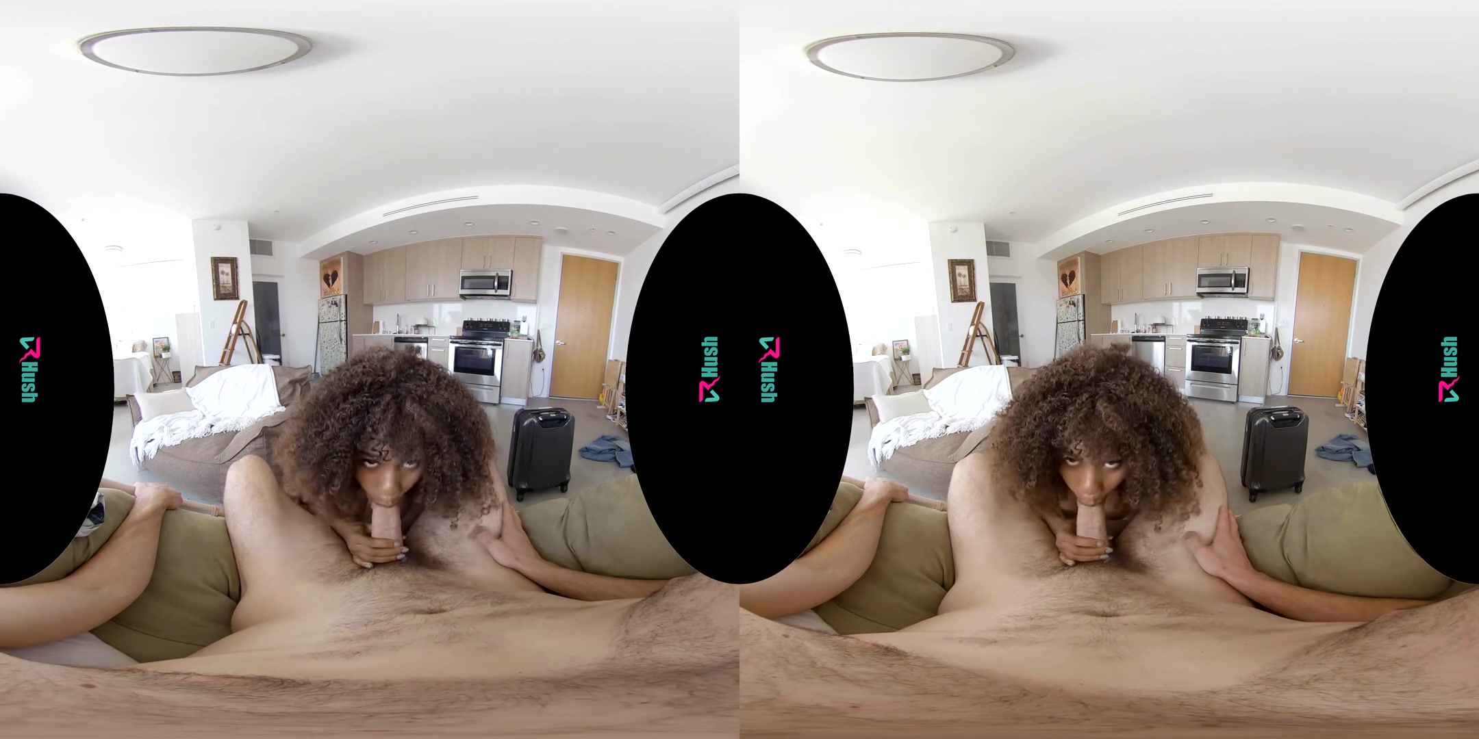 I'm Just Here To Grab My Stuff - Interracial Hardcore POV Sex with a Stunning Black Babe