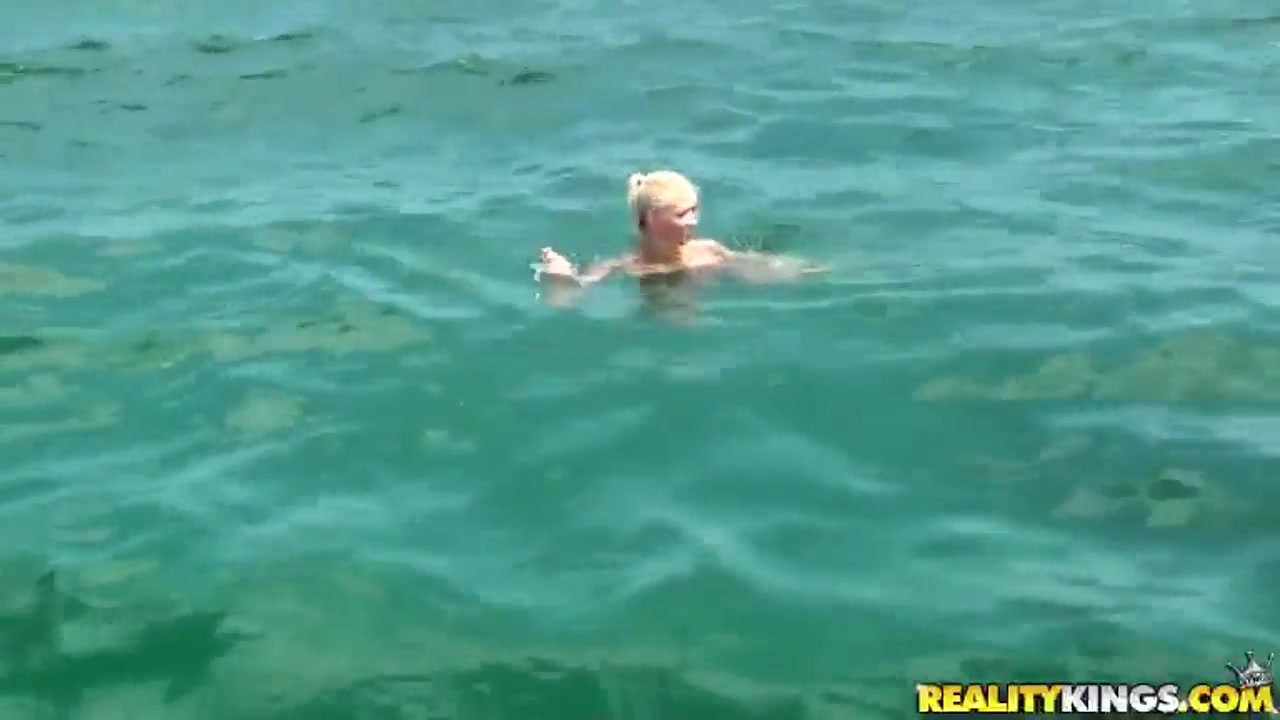 Lesbian dirty adventures at the beach and in the shower