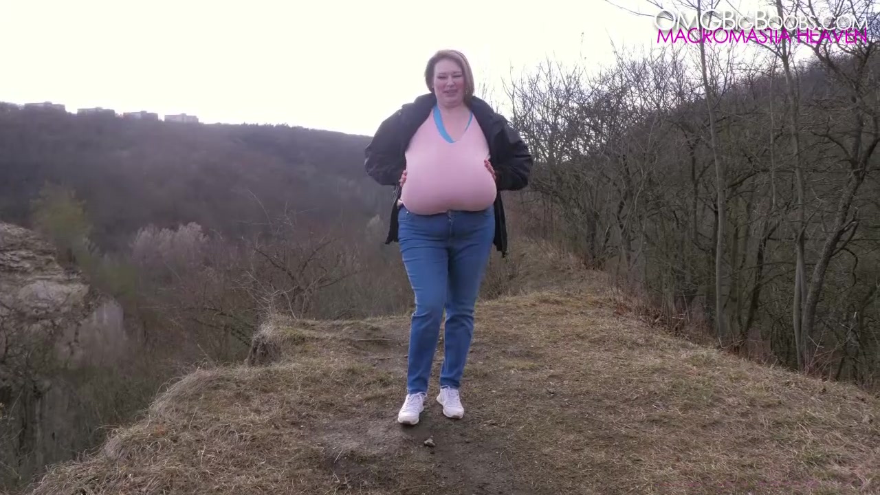 Lily Tits Out in Nature