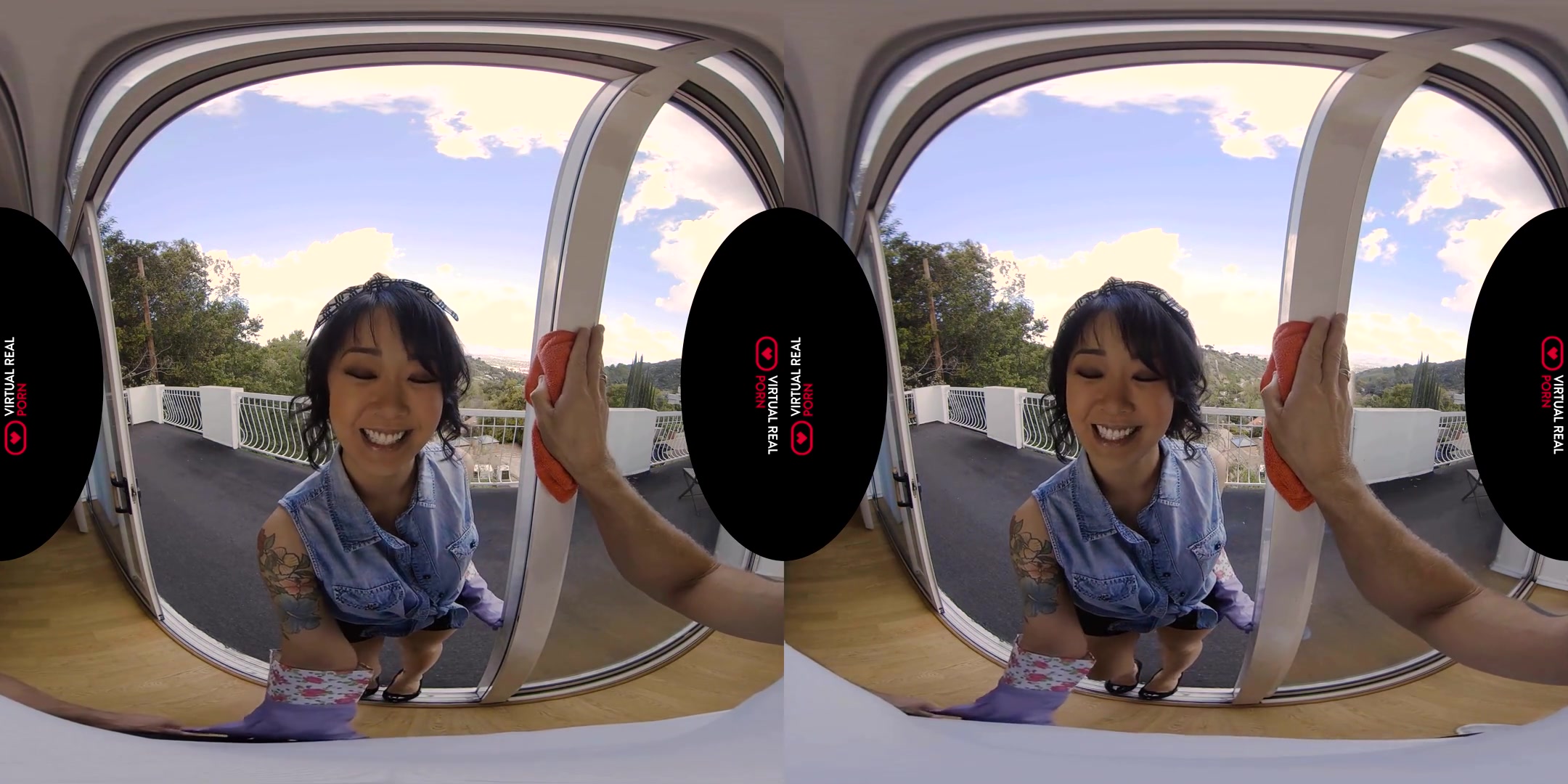 Saya Song in Cleaning Up The Mess - VirtualRealPorn