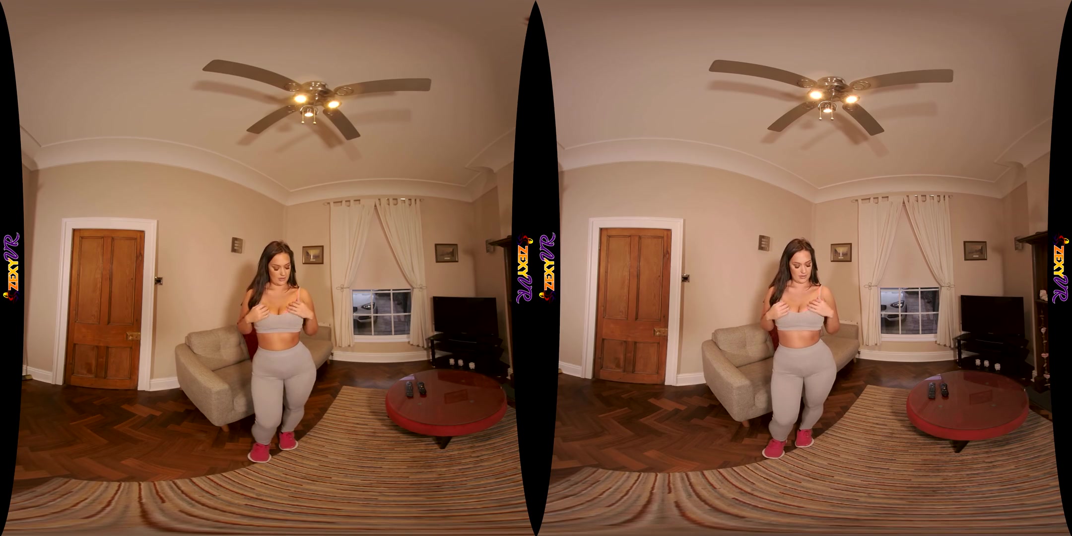 Help Me Undress - Big Ass Big Tits Yoga Pants Striptease