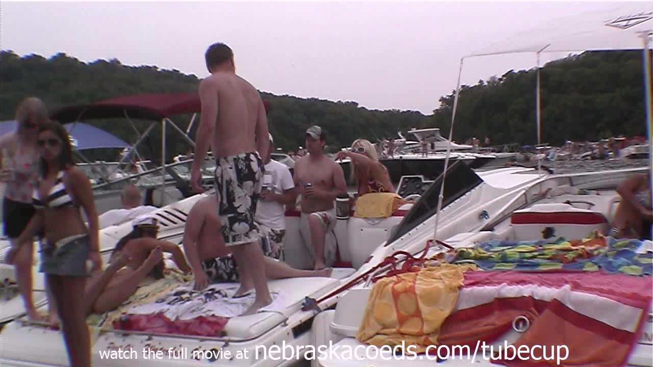 many random women flashing their perfect tits on lake
