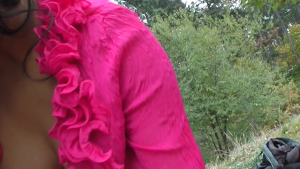 Hawt real hotty in outdoor fucking