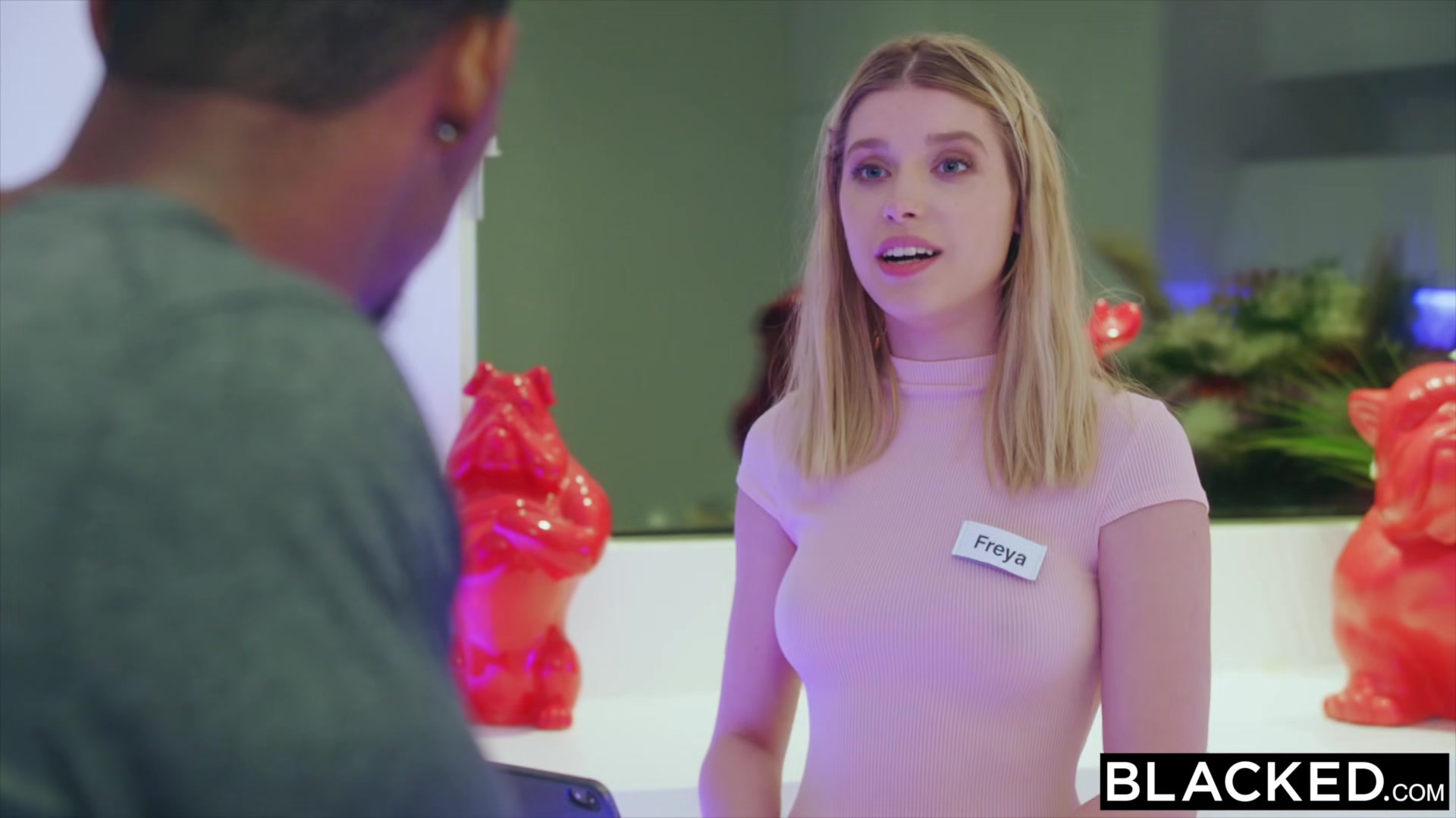 BLACKED BBC-loving Busty Blonde seduces handsome stranger