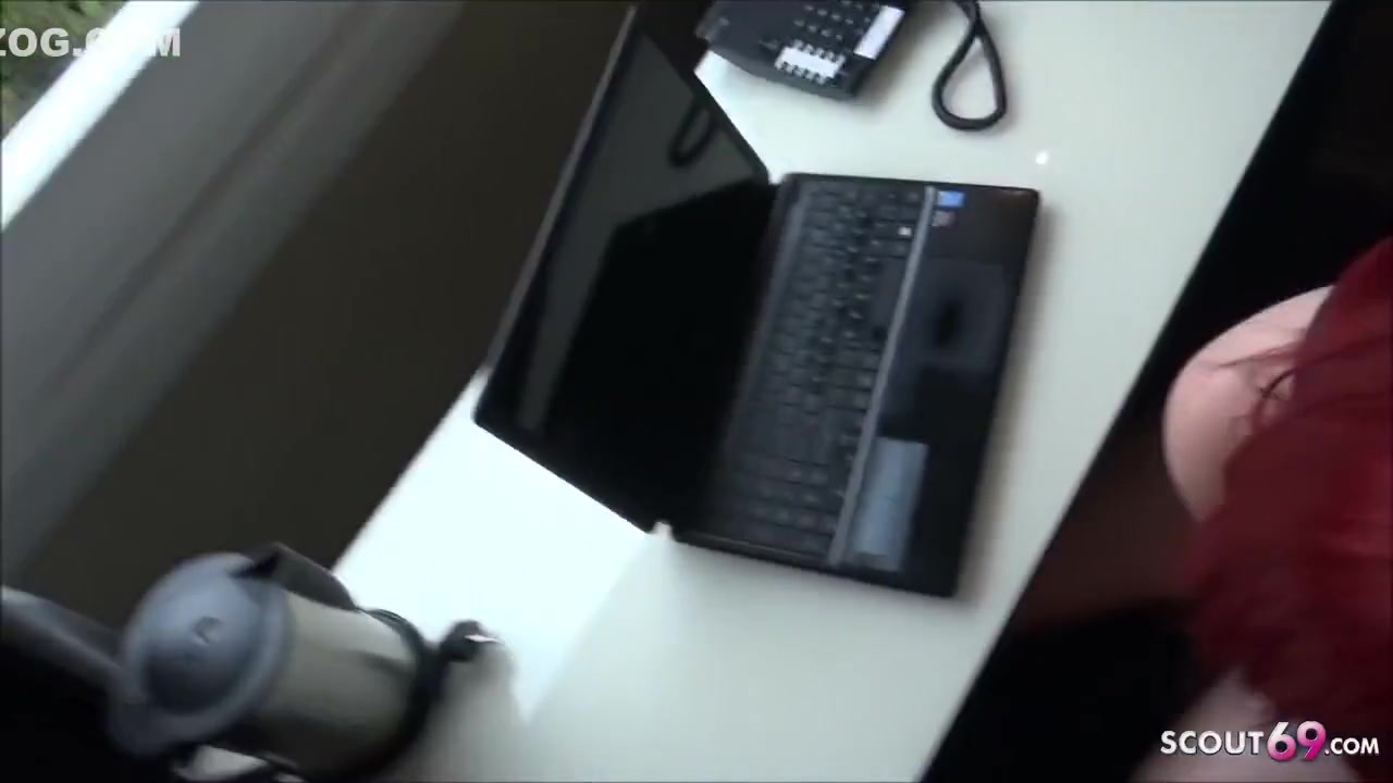 Boss Caught Redhead Intern teen 18+ And Seduce To Fuck Germ