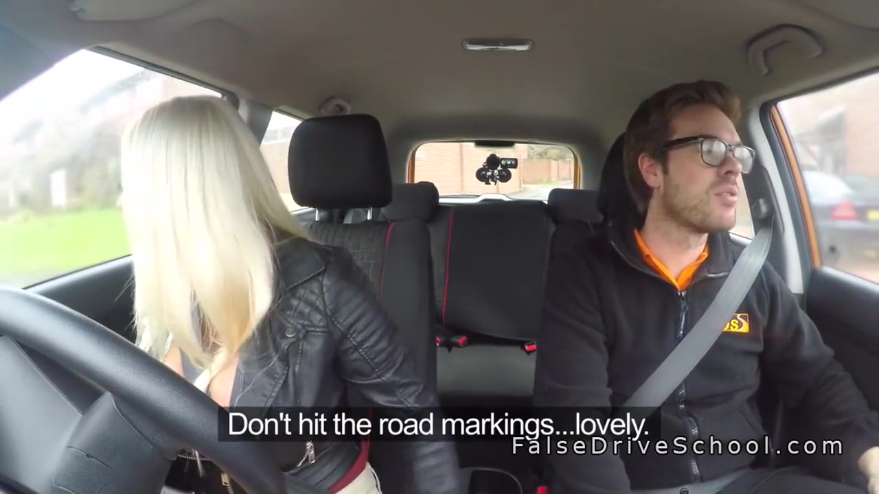 Blonde Milf Bangs In Driving School