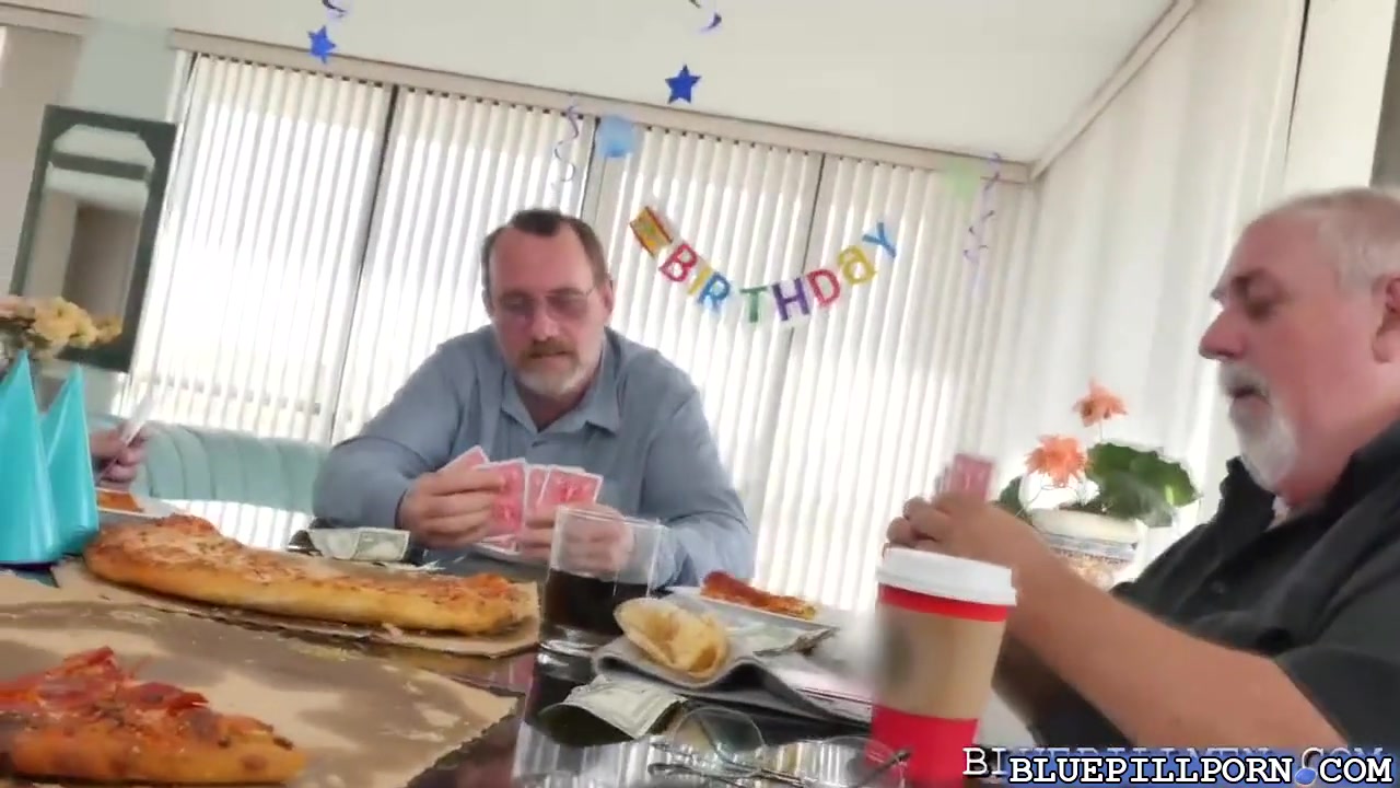 Tracy Gave Roger A Hot Birthday Deep Throat Blowjob