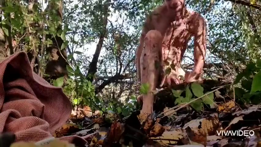 He Shows Himself In The Middle Of Nature And He Dildoes Himself With A Zucchini To Make Himself Feel Good
