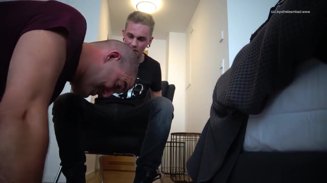 Master boots licking