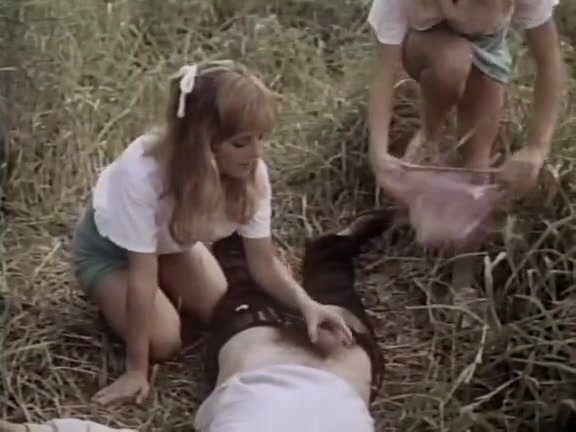 Ginger Lynn Allen, Lois Ayres, Bunny Bleu in vintage xxx scene