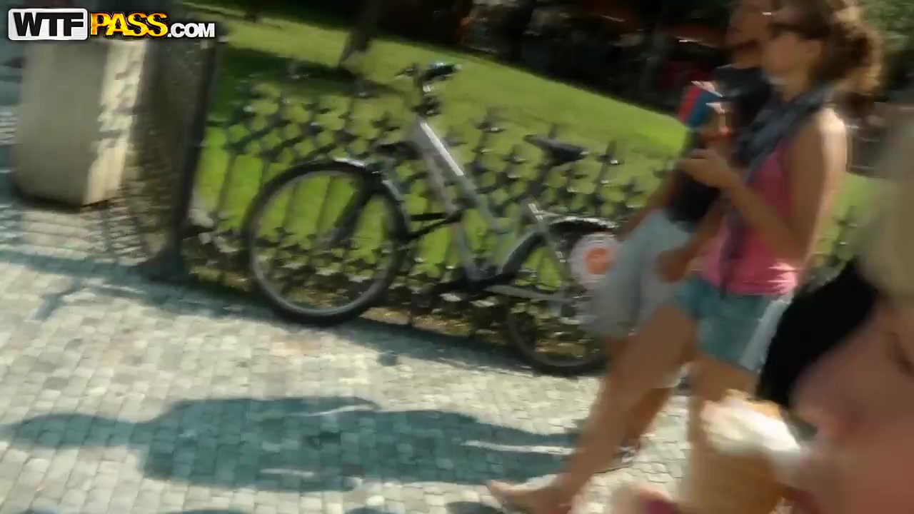Kinky Bella Baby doing naughty things in public places