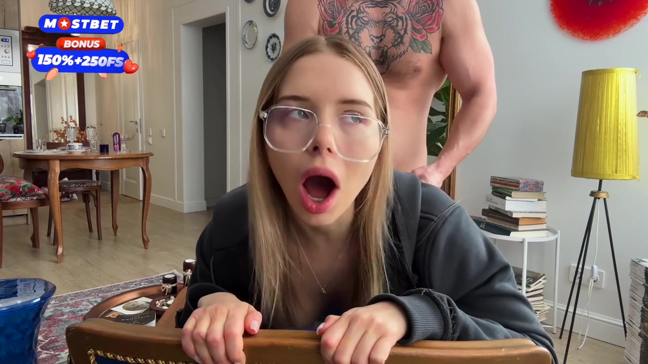 Rough Anal Sex For A Hot Stepsis. Torn Jeans And Tight Asshole