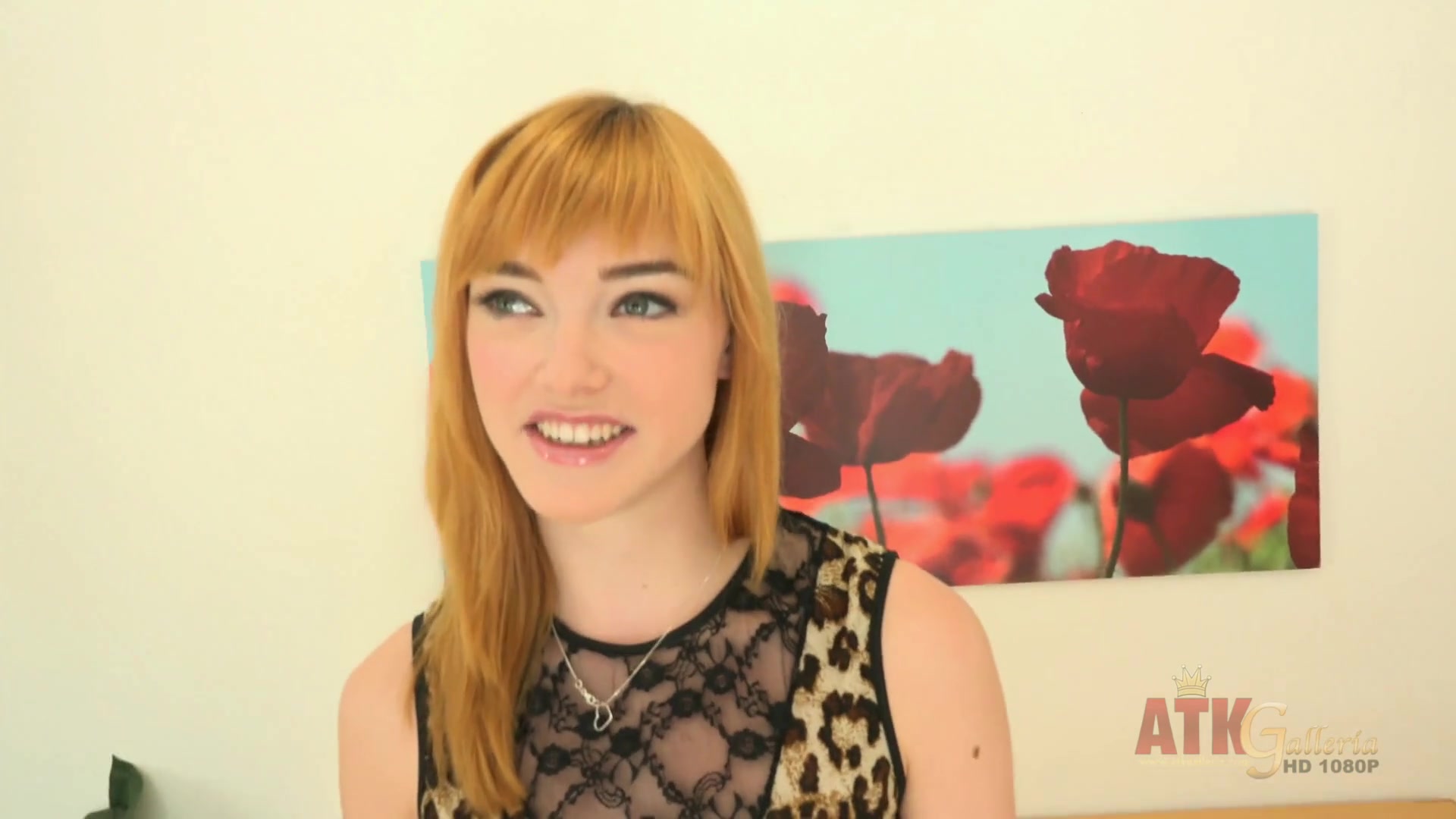 Anny Aurora enjoys posing for the camera at casting
