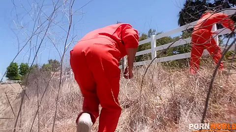 Busty Blonde Slut Skylar Vox Tagged Teamed by 2 Escaped Prisoners GP1960 - PornWorld
