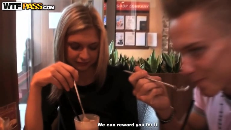 Crazy public fuck video with a gorgeous blondie
